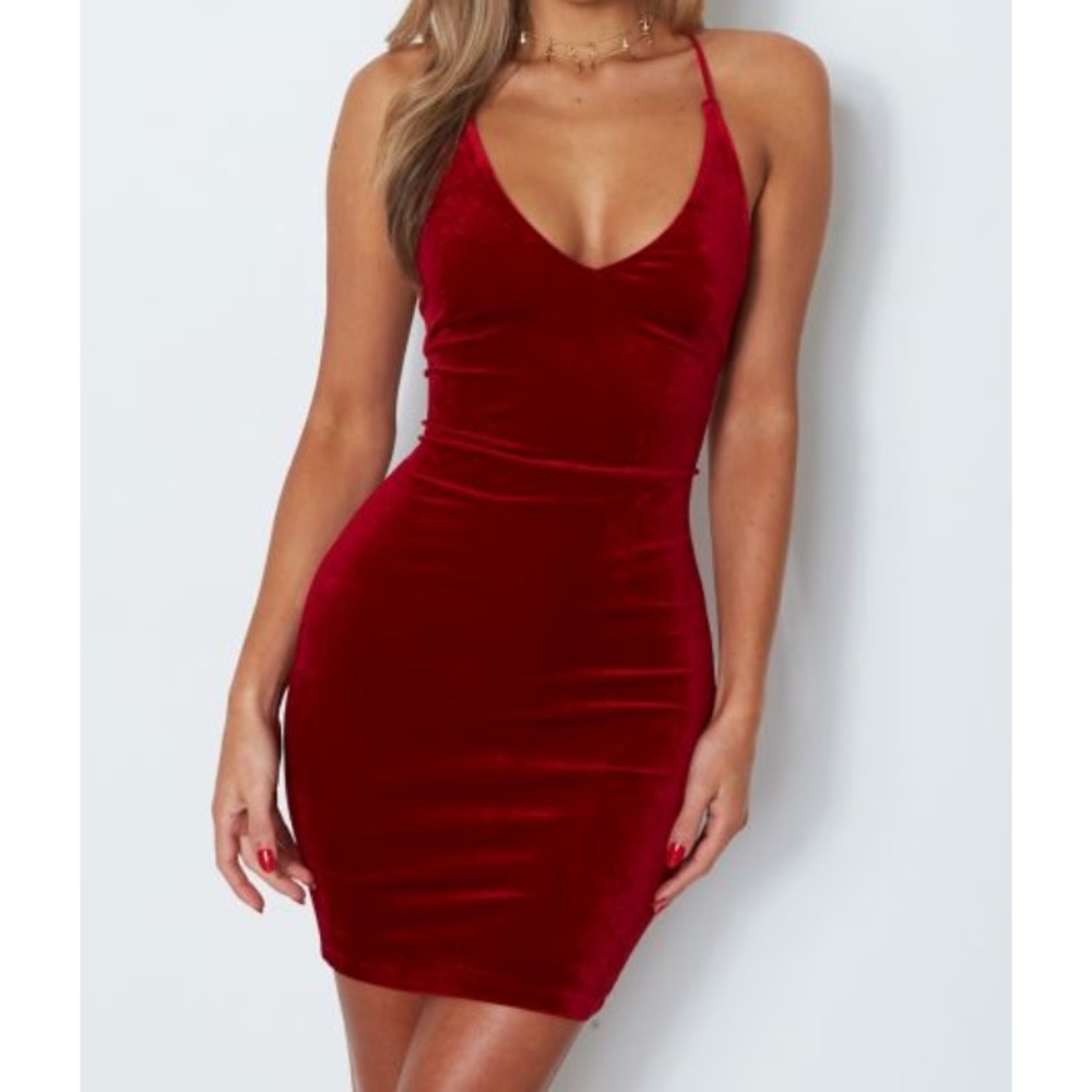 NWT Whitefox Boutique Velvet Dreams Dress L